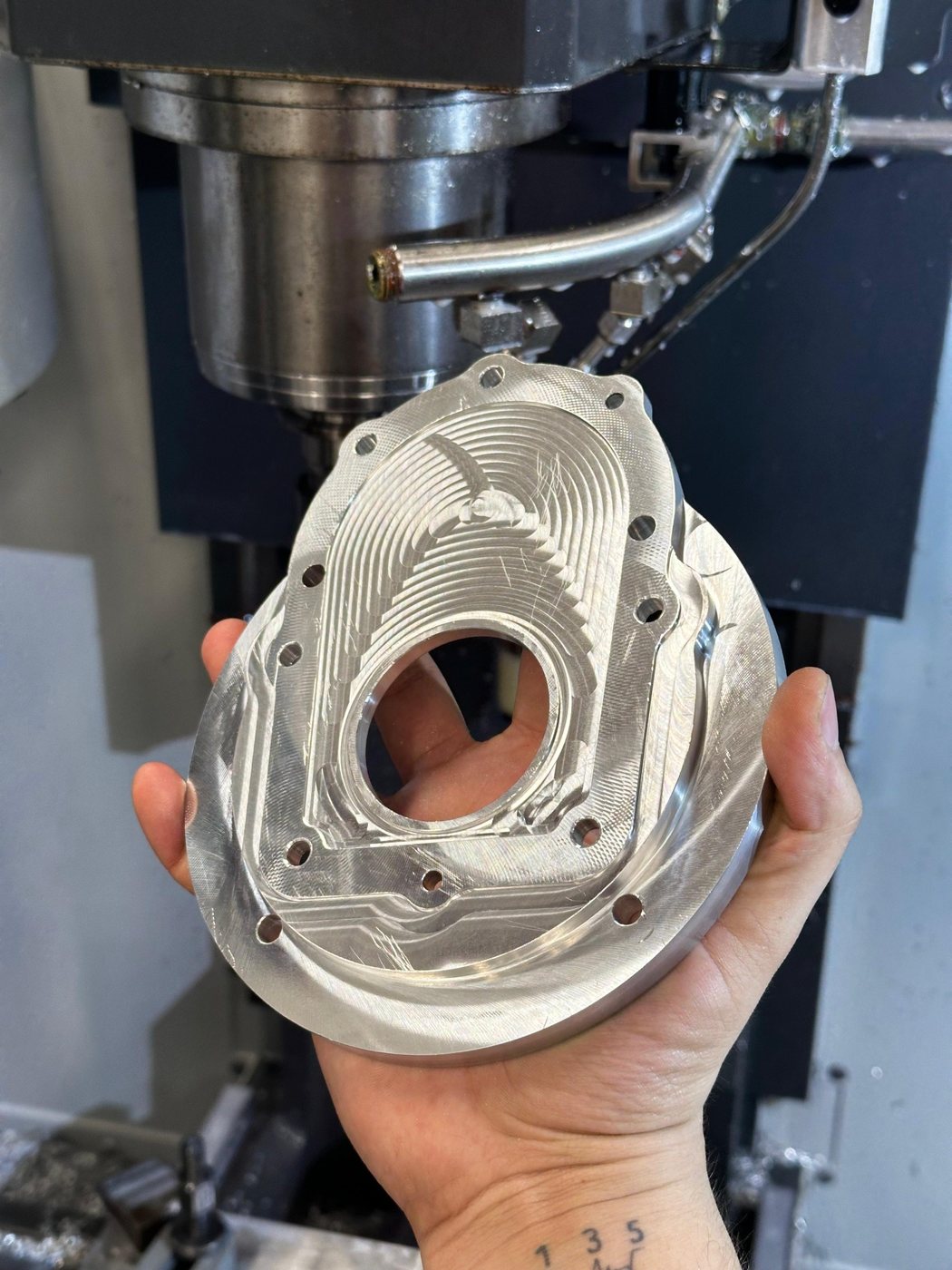 Finished aluminium replacement housing